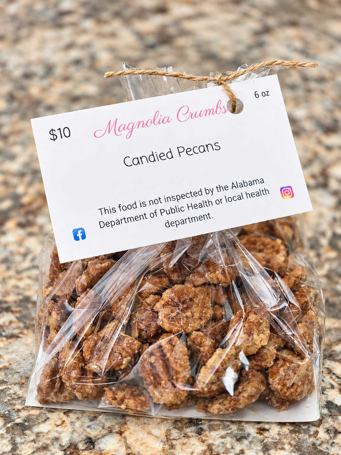 Candied Pecans (6 oz)
